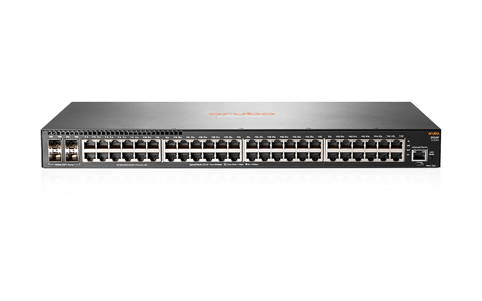 JL254A Switch Aruba 2930F 48 Ports 10/100/1000, 4 SFP+ Uplink