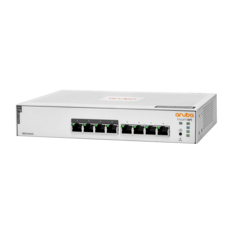 JL811A Aruba Instant On 1830 8G 4p Class4 PoE 65W Switch