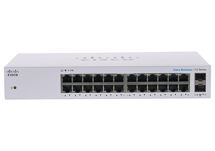 Switch Cisco CBS110-24T-EU 24 Ports GE, 2 GE Combo Uplink