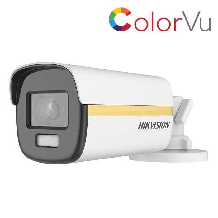  Camera HDTVI ColorVu 2MP HIKVISION DS-2CE12DF3T-FS