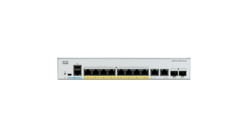 C1000-8P-2G-L | Switch Cisco Catalyst 1000™ 8 Ports PoE+ 67W, 2 GE Combo Uplink