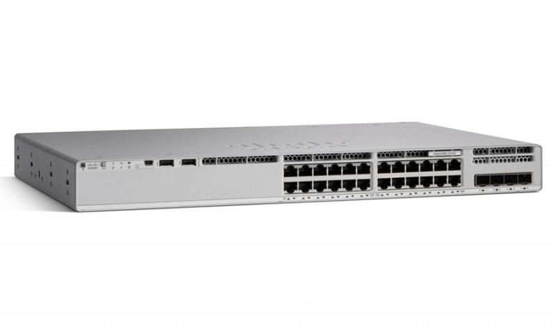 Switch Cisco Catalyst 9200L C9200L-24T-4X-E 24 Port Data, 4x10G uplink, Network Essentials